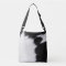 Black ,White cow print crossbody bag