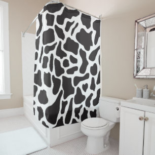 Black & White Cow Spot Animal Pattern