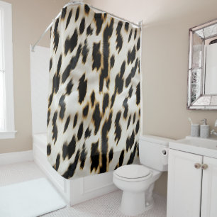 Black White Cowhide