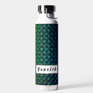 Black & White Cube Life by Kenneth Yoncich Wa Water Bottle