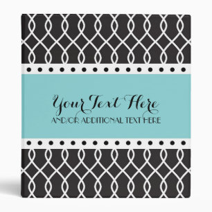 Black & White Custom Binder