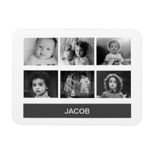 Black & White Custom Photo – Personalized Magnet