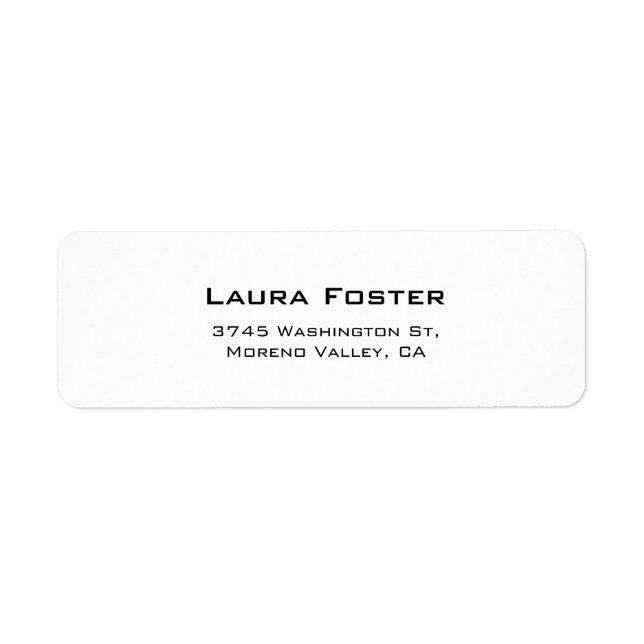 Black & White Cute Elegant Minimalist Style (Front)
