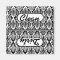 Black White Damask Clean Dirty Dishwasher Magnet