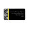 Black/White Damask w/Vibrant Yellow