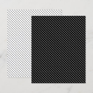 Black White Diagonal Dash Scrapbook Paper