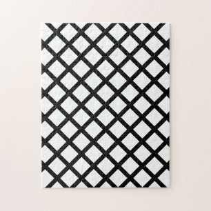 Black & White Diamond Frustrating Jigsaw Puzzle