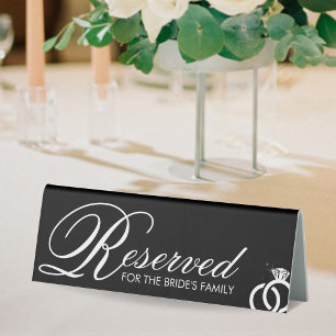 Black & White Diamond Ring Wedding Reserved