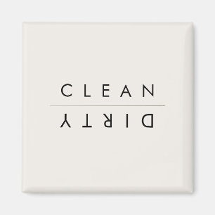 Black & White Dishwasher Magnet