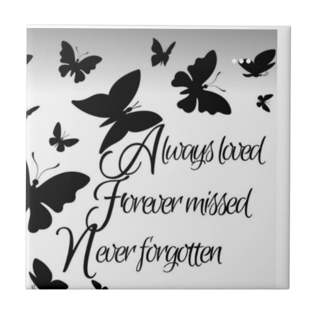 BLACK & WHITE DISIGN ON Ceramic Tile (Front)