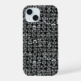 Black & White Doodle Pattern Case - Bold Ab