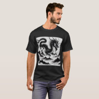 Black white dragon