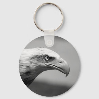 Black & White Eagle Eye Keychain
