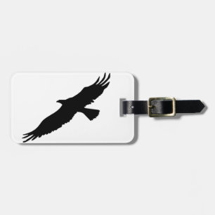 Black & White Eagle Luggage Tag