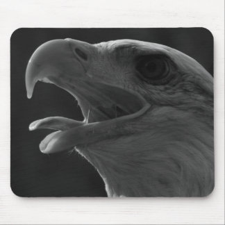 Black & White Eagle Mouse Pad