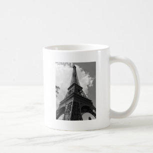 Black & White Eiffel Tower in Paris Coffee Mug