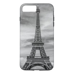 Black & White Eiffel Tower Paris France Case-Mate iPhone Case