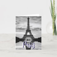 Black White Eiffel Tower Paris Love City Travel