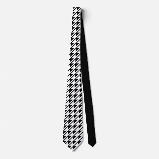 Black White - Emo - Neck Tie (Front)
