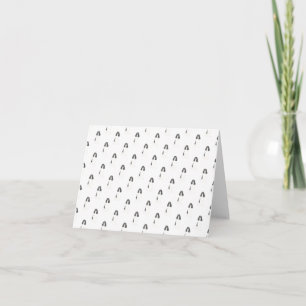 Black & White English Springer Spaniel Note Card