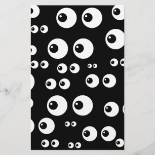 black white eyes
