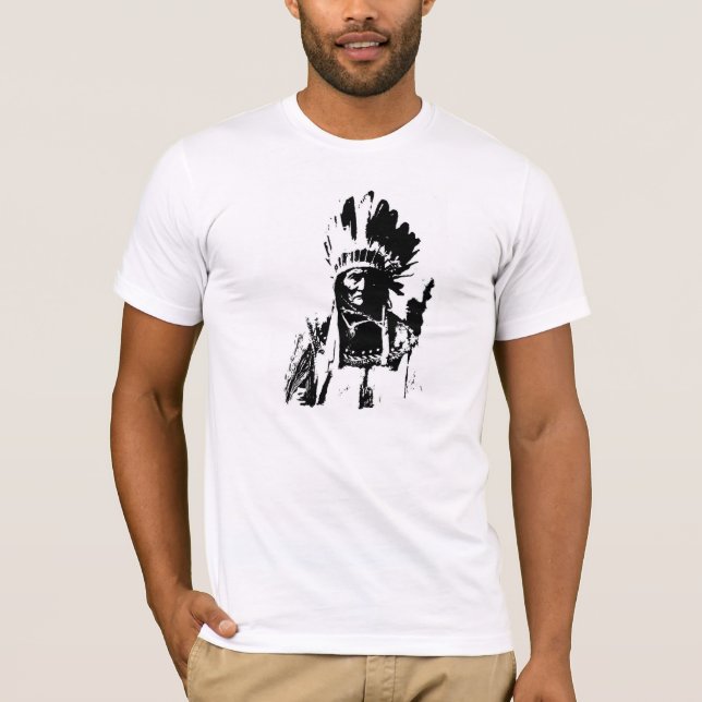 Black & White Geronimo T-Shirt (Front)