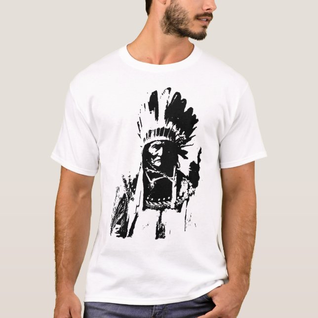 Black & White Geronimo T-Shirt (Front)