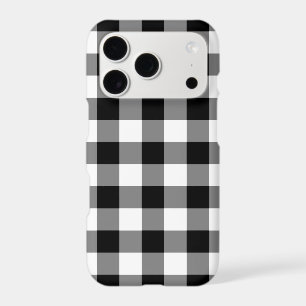Black White Gingham Check Pattern