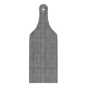 Black-White Gingham-CUTTING BOARD PADDLE