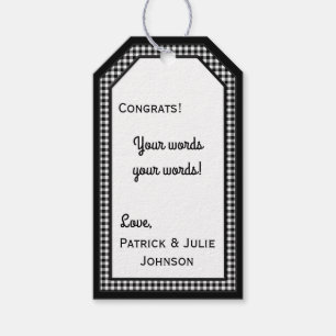 Black-White Gingham-HANG/GIFT TAG TEMPLATE 1