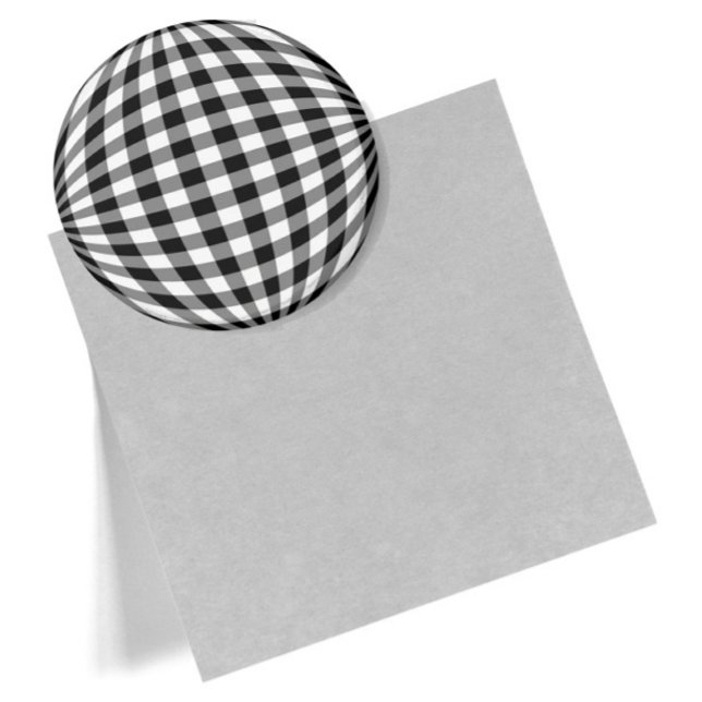 Black & White Gingham Magnet (Creator Uploaded)