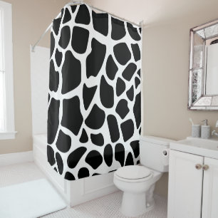 Black & White Giraffe Print