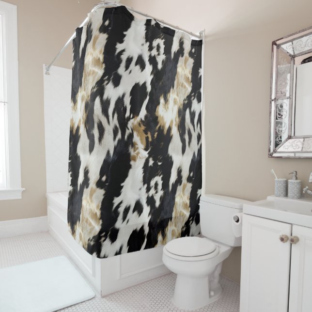 Black White Gold Cowhide (In Situ)