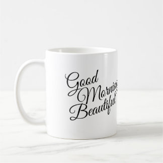Black & White Good Morning Belle Mug