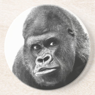 Black White Gorilla Coaster