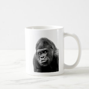 Black White Gorilla Coffee Mug