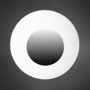 Black & White Gradient   Three Star Ping Pong Ball