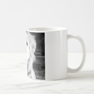 Black & White Great Pyrenees Coffee Mug
