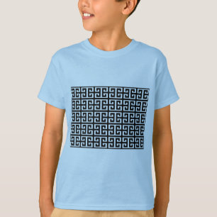 black white greek key T-Shirt