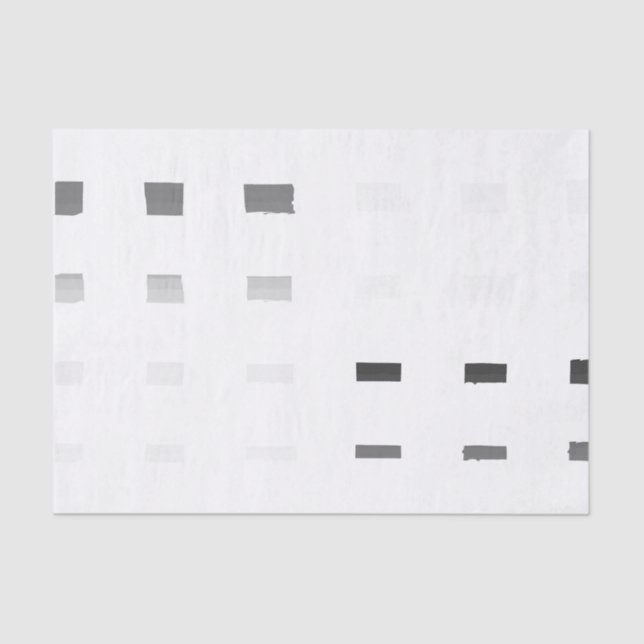 Black, White, Grey Art Print 1 Tissue Paper (Front)