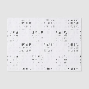 Black, White, Grey Art Print 2 Tissue Paper