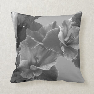 Black, White & Grey Decorative Throw Pillow