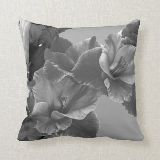 Black, White & Grey Decorative Throw Pillow