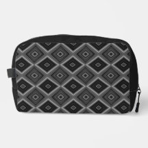 Black White Grey Diamond Geometric