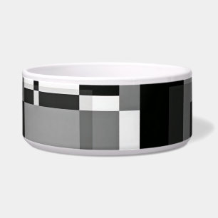Black White Grey Modern Cool Abstract Geometric