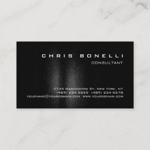 Black White Grey Pattern Attractive Business Card
