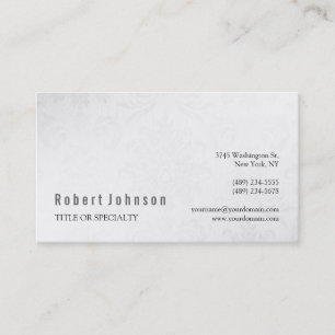Black White Grey Pattern Business Card