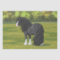 Black & White Gypsy Vanner Tinker Draught Horse