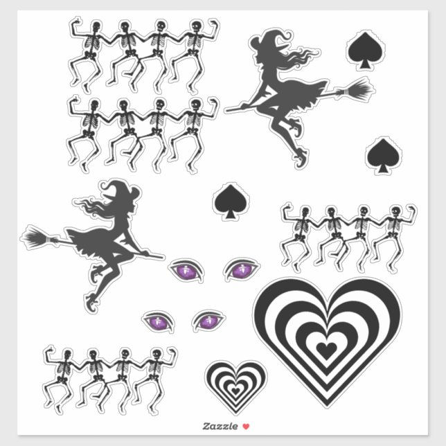 black/white halloween set (Sheet)