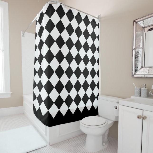 Black & White Harlequin Diamonds (In Situ)